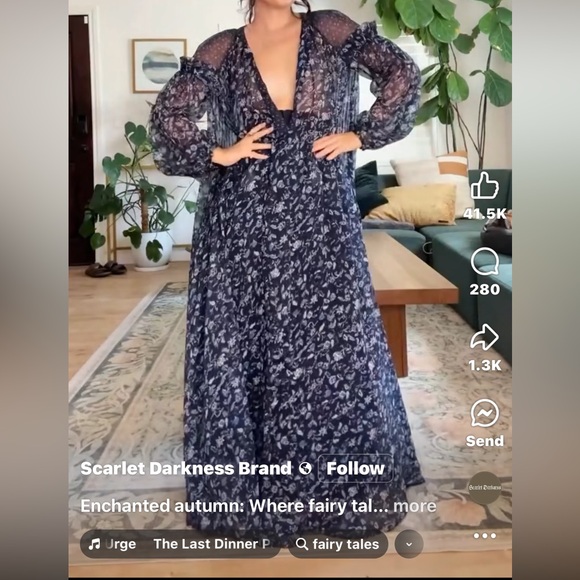 ISO (In Search Of) Savana sheer midi French Connection Dress - Picture 1 of 1